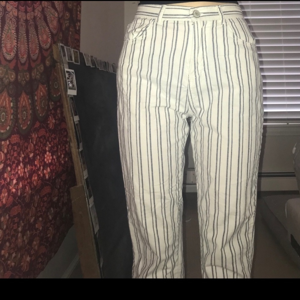 striped brandy melville tilden pants (rare)